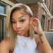 T Ombre Blonde Bob Wigs Straight X Blunt Cut Wigs Wiggins Hair