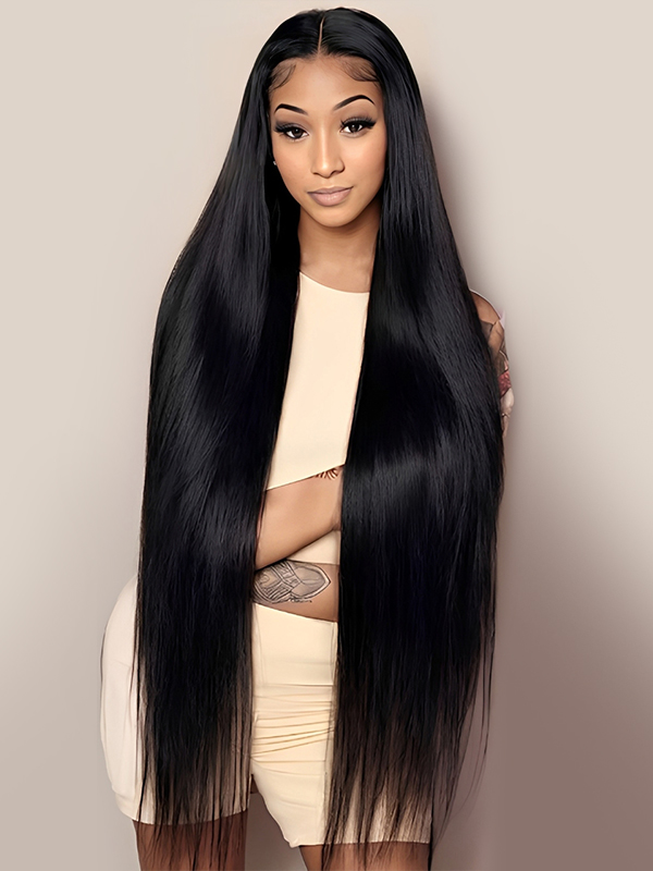 Long Wigs Human Hair Lace Front Wigs Straight 13*4 Lace Frontal Wig 12-40 Inch