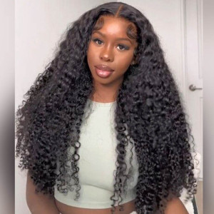 Long Curly Wigs Lace Front Wigs Human Hair HD Lace Front Wigs