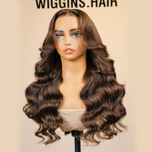 dark brown wig with bangs