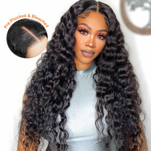 loose deep wave wig