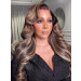 Wavy Side Part Hairstyle