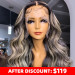 Black Wig With Blonde Highlights