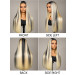 black wig with 613 highlights