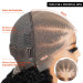 Curly Braided Lace Front Wigs