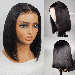 straight human hair bob