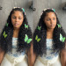 Styled water wave wig