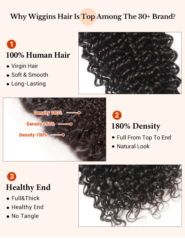 curly 13x4 frontal details display